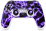 Skin Decal Wrap works with Original Google Stadia Controller Electrify Purple Skin Only CONTROLLER NOT INCLUDED