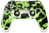 Skin Decal Wrap works with Original Google Stadia Controller Electrify Green Skin Only CONTROLLER NOT INCLUDED