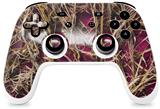 Skin Decal Wrap works with Original Google Stadia Controller WraptorCamo Grassy Marsh Camo Neon Fuchsia Hot Pink Skin Only CONTROLLER NOT INCLUDED