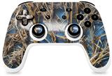 Skin Decal Wrap works with Original Google Stadia Controller WraptorCamo Grassy Marsh Camo Neon Blue Skin Only CONTROLLER NOT INCLUDED