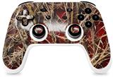 Skin Decal Wrap works with Original Google Stadia Controller WraptorCamo Grassy Marsh Camo Red Skin Only CONTROLLER NOT INCLUDED