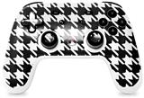 Skin Decal Wrap works with Original Google Stadia Controller Houndstooth White Skin Only CONTROLLER NOT INCLUDED
