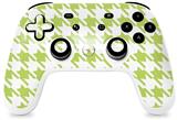 Skin Decal Wrap works with Original Google Stadia Controller Houndstooth Sage Green Skin Only CONTROLLER NOT INCLUDED