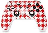 Skin Decal Wrap works with Original Google Stadia Controller Houndstooth Red Skin Only CONTROLLER NOT INCLUDED