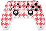 Skin Decal Wrap works with Original Google Stadia Controller Houndstooth Coral Skin Only CONTROLLER NOT INCLUDED