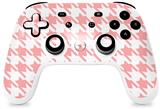 Skin Decal Wrap works with Original Google Stadia Controller Houndstooth Pink Skin Only CONTROLLER NOT INCLUDED