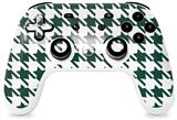 Skin Decal Wrap works with Original Google Stadia Controller Houndstooth Hunter Green Skin Only CONTROLLER NOT INCLUDED