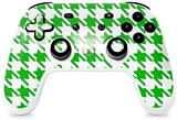Skin Decal Wrap works with Original Google Stadia Controller Houndstooth Green Skin Only CONTROLLER NOT INCLUDED