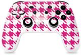 Skin Decal Wrap works with Original Google Stadia Controller Houndstooth Hot Pink Skin Only CONTROLLER NOT INCLUDED