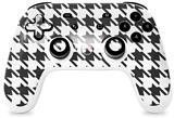 Skin Decal Wrap works with Original Google Stadia Controller Houndstooth Dark Gray Skin Only CONTROLLER NOT INCLUDED