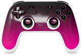 Skin Decal Wrap works with Original Google Stadia Controller Smooth Fades Hot Pink Black Skin Only CONTROLLER NOT INCLUDED