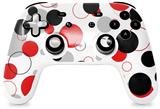 Skin Decal Wrap works with Original Google Stadia Controller Lots of Dots Red on White Skin Only CONTROLLER NOT INCLUDED