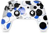 Skin Decal Wrap works with Original Google Stadia Controller Lots of Dots Blue on White Skin Only CONTROLLER NOT INCLUDED