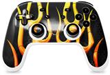 Skin Decal Wrap works with Original Google Stadia Controller Metal Flames Skin Only CONTROLLER NOT INCLUDED