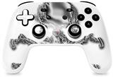 Skin Decal Wrap works with Original Google Stadia Controller Chrome Skull on White Skin Only CONTROLLER NOT INCLUDED