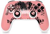 Skin Decal Wrap works with Original Google Stadia Controller Big Kiss Lips Black on Pink Skin Only CONTROLLER NOT INCLUDED