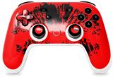 Skin Decal Wrap works with Original Google Stadia Controller Big Kiss Lips Black on Red Skin Only CONTROLLER NOT INCLUDED