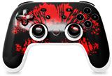 Skin Decal Wrap works with Original Google Stadia Controller Big Kiss Lips Red on Black Skin Only CONTROLLER NOT INCLUDED