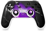 Skin Decal Wrap works with Original Google Stadia Controller Barbwire Heart Purple Skin Only CONTROLLER NOT INCLUDED