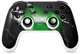 Skin Decal Wrap works with Original Google Stadia Controller Barbwire Heart Green Skin Only CONTROLLER NOT INCLUDED