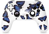 Skin Decal Wrap works with Original Google Stadia Controller Butterflies Blue Skin Only CONTROLLER NOT INCLUDED