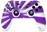 Skin Decal Wrap works with Original Google Stadia Controller Rising Sun Japanese Flag Purple Skin Only CONTROLLER NOT INCLUDED