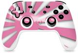 Skin Decal Wrap works with Original Google Stadia Controller Rising Sun Japanese Flag Pink Skin Only CONTROLLER NOT INCLUDED