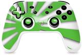 Skin Decal Wrap works with Original Google Stadia Controller Rising Sun Japanese Flag Green Skin Only CONTROLLER NOT INCLUDED