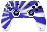 Skin Decal Wrap works with Original Google Stadia Controller Rising Sun Japanese Flag Blue Skin Only CONTROLLER NOT INCLUDED