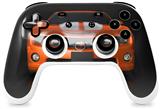 Skin Decal Wrap works with Original Google Stadia Controller 2010 Chevy Camaro Orange - White Stripes on Black Skin Only CONTROLLER NOT INCLUDED