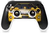 Skin Decal Wrap works with Original Google Stadia Controller 2010 Chevy Camaro Yellow - Black Stripes on Black Skin Only CONTROLLER NOT INCLUDED