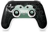Skin Decal Wrap works with Original Google Stadia Controller Glass Heart Grunge Seafoam Green Skin Only CONTROLLER NOT INCLUDED