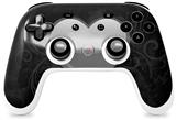 Skin Decal Wrap works with Original Google Stadia Controller Glass Heart Grunge Gray Skin Only CONTROLLER NOT INCLUDED