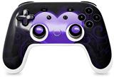 Skin Decal Wrap works with Original Google Stadia Controller Glass Heart Grunge Purple Skin Only CONTROLLER NOT INCLUDED