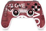 Skin Decal Wrap works with Original Google Stadia Controller Love and Peace Pink Skin Only CONTROLLER NOT INCLUDED