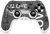 Skin Decal Wrap works with Original Google Stadia Controller Love and Peace Gray Skin Only CONTROLLER NOT INCLUDED
