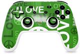 Skin Decal Wrap works with Original Google Stadia Controller Love and Peace Green Skin Only CONTROLLER NOT INCLUDED