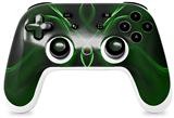 Skin Decal Wrap works with Original Google Stadia Controller Abstract 01 Green Skin Only CONTROLLER NOT INCLUDED