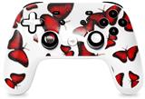 Skin Decal Wrap works with Original Google Stadia Controller Butterflies Red Skin Only CONTROLLER NOT INCLUDED