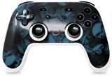Skin Decal Wrap works with Original Google Stadia Controller Skulls Confetti Blue Skin Only CONTROLLER NOT INCLUDED