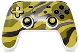 Skin Decal Wrap works with Original Google Stadia Controller Camouflage Yellow Skin Only CONTROLLER NOT INCLUDED