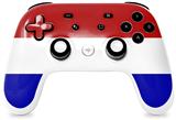 Skin Decal Wrap works with Original Google Stadia Controller Red White and Blue Skin Only CONTROLLER NOT INCLUDED