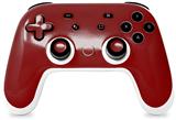 Skin Decal Wrap works with Original Google Stadia Controller Solids Collection Red Dark Skin Only CONTROLLER NOT INCLUDED