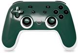 Skin Decal Wrap works with Original Google Stadia Controller Solids Collection Hunter Green Skin Only CONTROLLER NOT INCLUDED