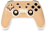 Skin Decal Wrap works with Original Google Stadia Controller Solids Collection Peach Skin Only CONTROLLER NOT INCLUDED