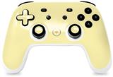 Skin Decal Wrap works with Original Google Stadia Controller Solids Collection Yellow Sunshine Skin Only CONTROLLER NOT INCLUDED