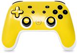 Skin Decal Wrap works with Original Google Stadia Controller Solids Collection Yellow Skin Only CONTROLLER NOT INCLUDED