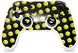 Skin Decal Wrap works with Original Google Stadia Controller Smileys on Black Skin Only CONTROLLER NOT INCLUDED
