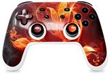 Skin Decal Wrap works with Original Google Stadia Controller Fire Flower Skin Only CONTROLLER NOT INCLUDED