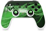 Skin Decal Wrap works with Original Google Stadia Controller Mystic Vortex Green Skin Only CONTROLLER NOT INCLUDED